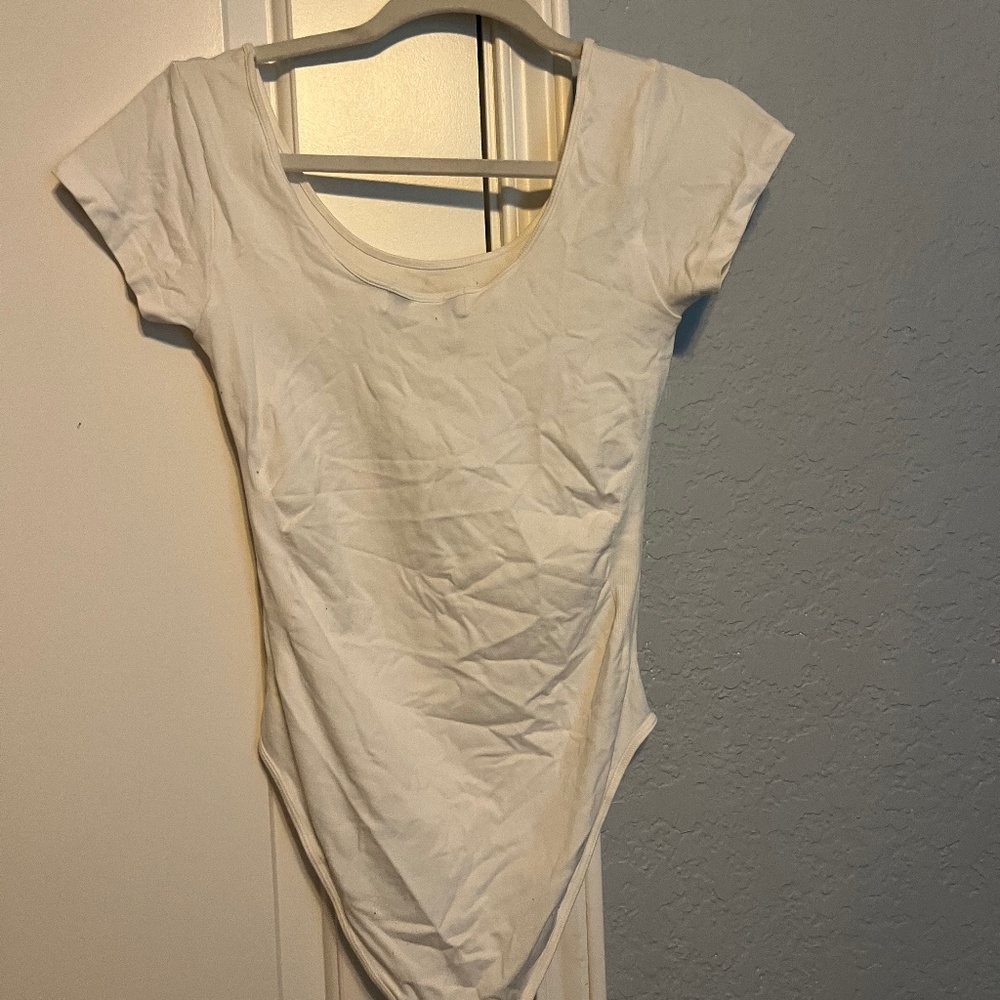 Carly Jean Los Angeles White bodysuit